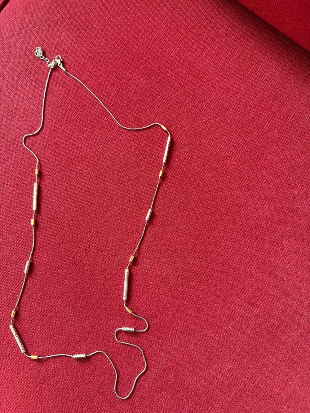 Brighton Venezia silver and gold plated necklace 45’ total length new no tags